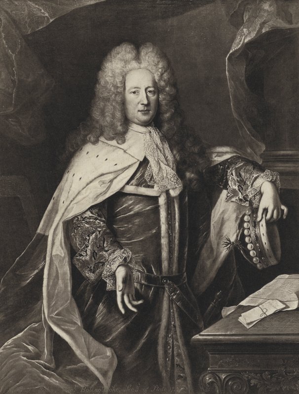 Henry St John, Viscount Bolingbrokedani af Hyacinthe Rigaud