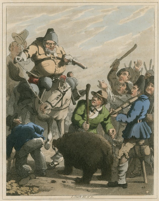 Illustration fra Hudibras af Samuel Butler af I Clark