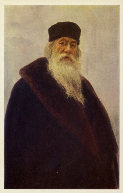 Vladimir Stasov, russisk musik- og kunstkritiker af Ilya Efimovich Repin