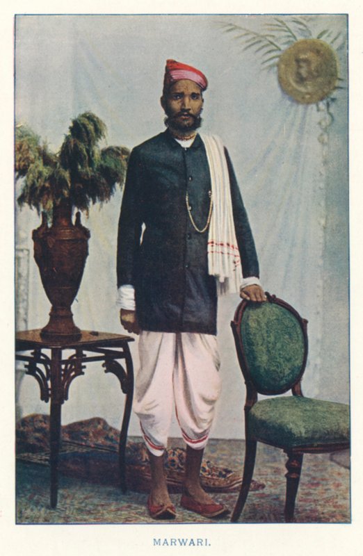 Indiske indfødte: Marwari (farvet foto) af Indian photographer