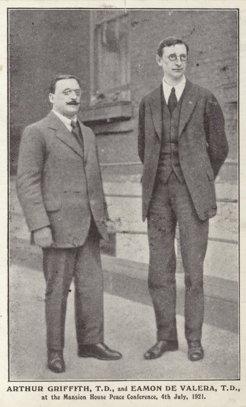 Arthur Griffith og Eamon de Valera af Irish Photographer