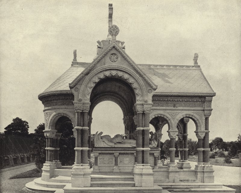 Kardinal McCabes monument, Glasnevin (s/h foto) af Irish Photographer