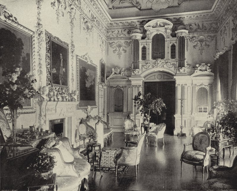 Tegnestue, Carton House, Co. Kildare (s/h foto) af Irish Photographer