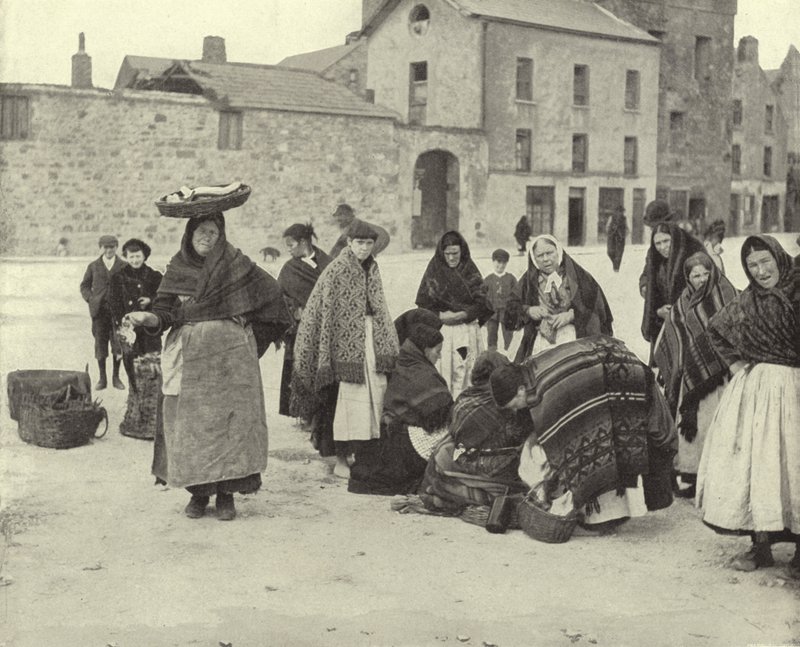 Fishmarket, Galway (s/h foto) af Irish Photographer