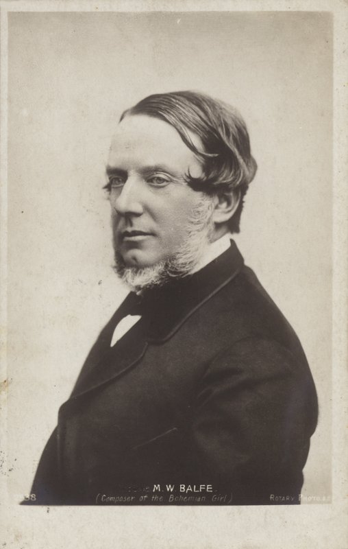 Michael William Balfe, irsk komponist (1808-1870) af Irish Photographer