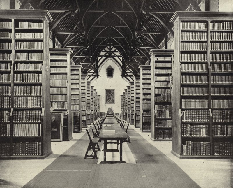 The Library, Maynooth College (s/h foto) af Irish Photographer