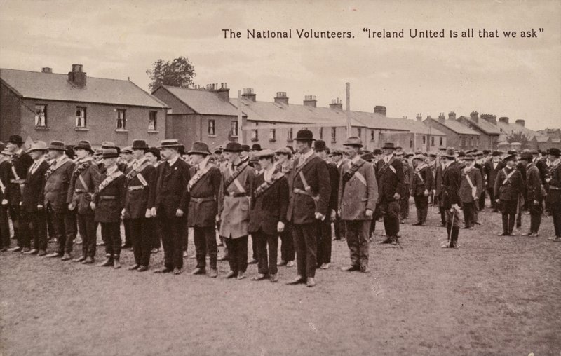 De nationale frivillige af Irish Photographer