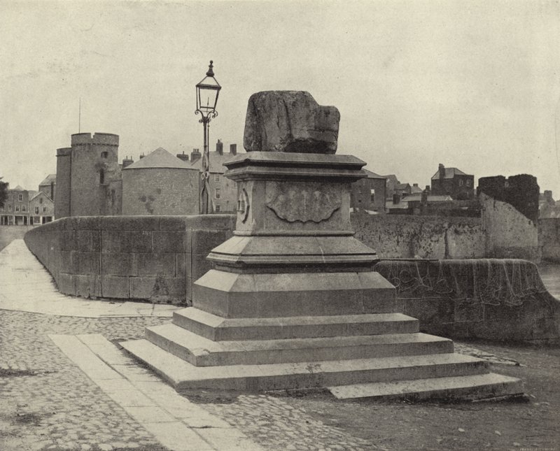 The Treaty Stone, Limerick (s/h foto) af Irish Photographer