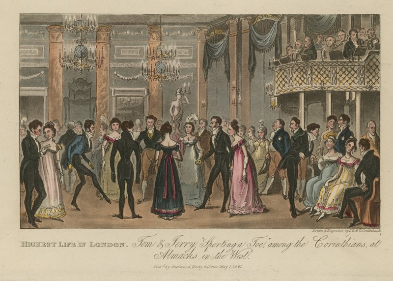Det højeste liv i London af Isaac, Robert and George Cruikshank