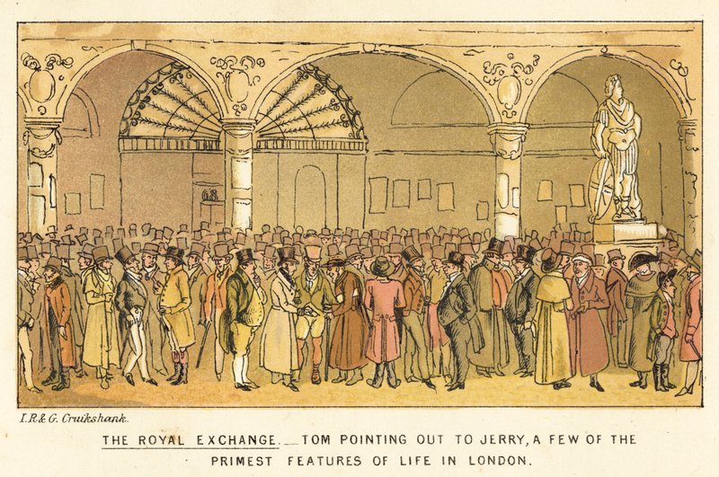 Den Kongelige Børs af Isaac, Robert and George Cruikshank