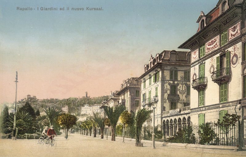 Rapallo, Haverne Og Den Nye Kursaal af Italian Photographer