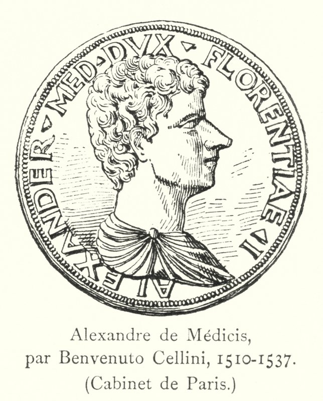 Alexandre de Medicis, par Benvenuto Cellini, 1510-1537, Cabinet de Paris af Italian School