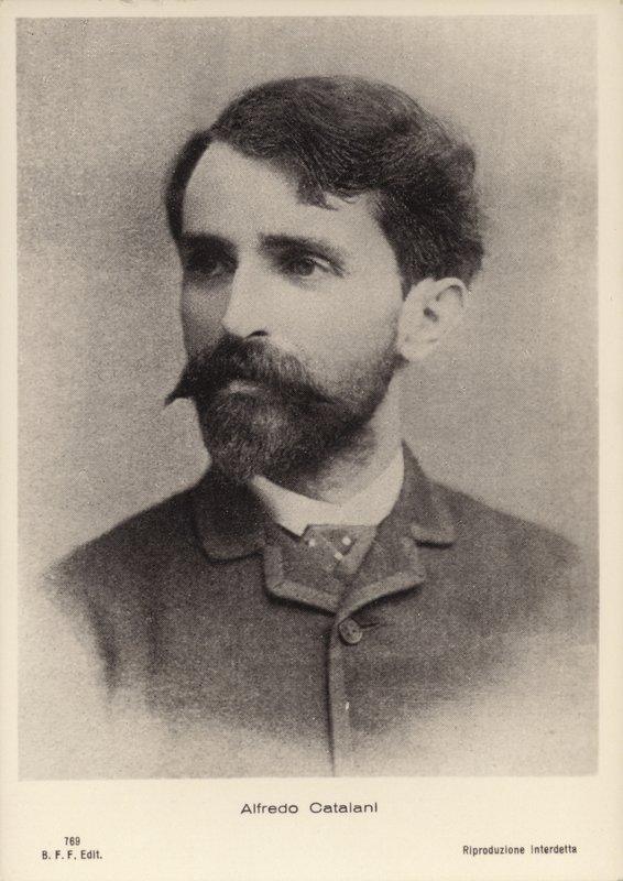 Alfredo Catalani, italiensk operakomponist (1854-1893) af Italian Photographer