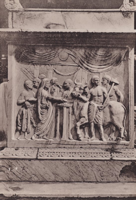Ara Del Tempio Di Mercurio Di Vespasiano, Alter for Mercur