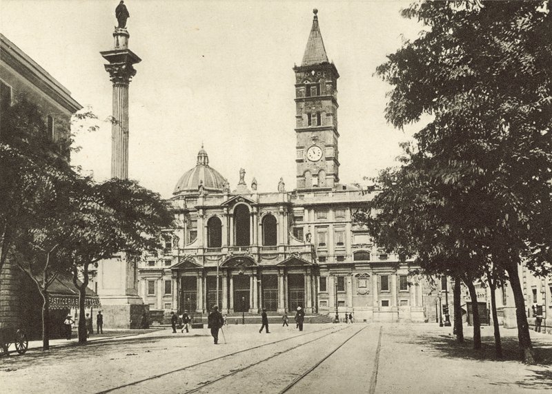 Basilikaen S Maria Maggiore af Italian Photographer