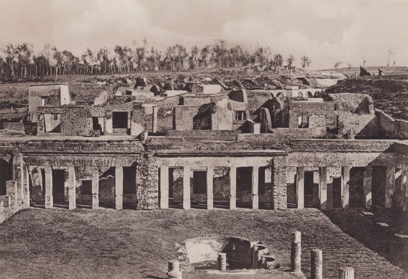 Casa Di Diomede, Diomedes House (s/h-billede) af Italian Photographer