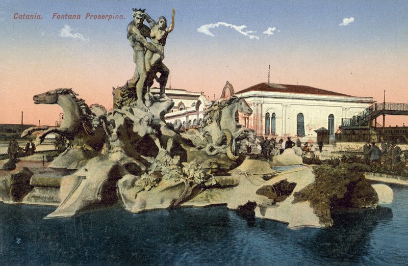 Catania, Italien, Proserpina-fontænen af Italian Photographer
