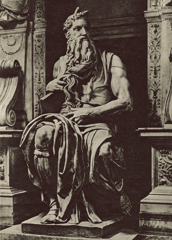Kirke S Pietro in Vincoli, Moses af Michelangelo af Italian Photographer