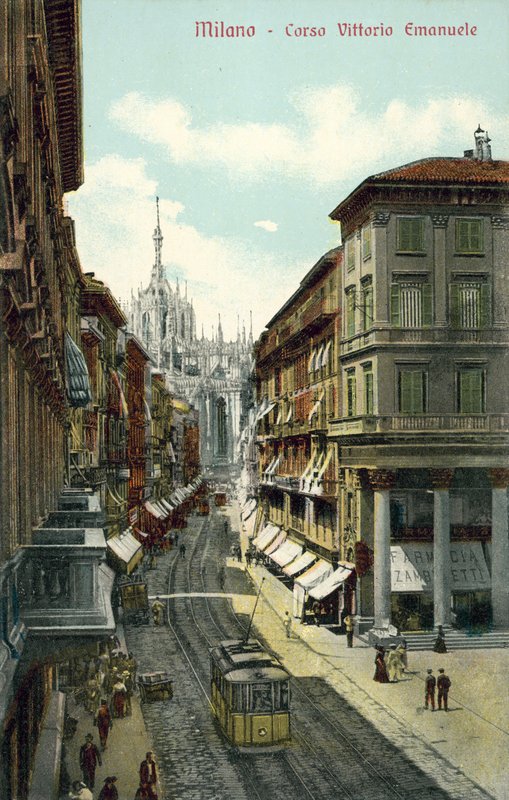 Corso Vittorio Emanuele, Milano af Italian Photographer