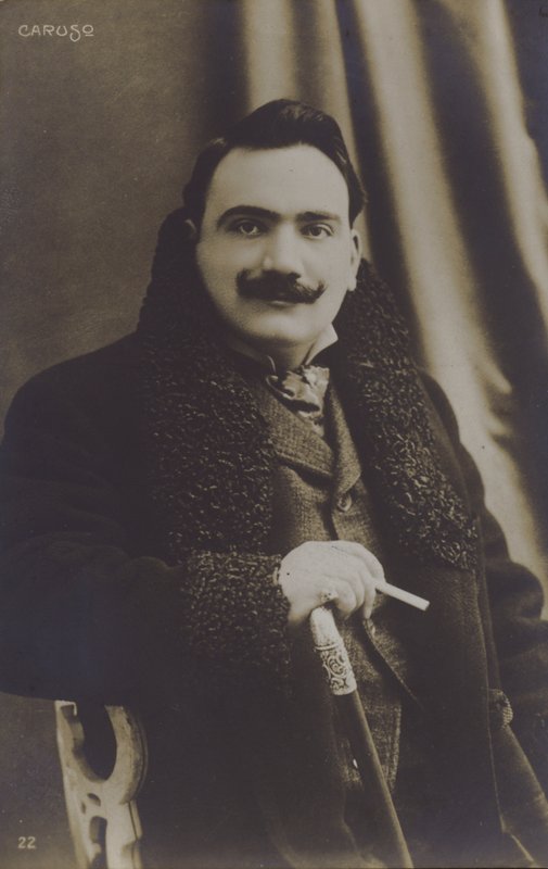 Enrico Caruso, italiensk operasanger (s/h foto) af Italian Photographer
