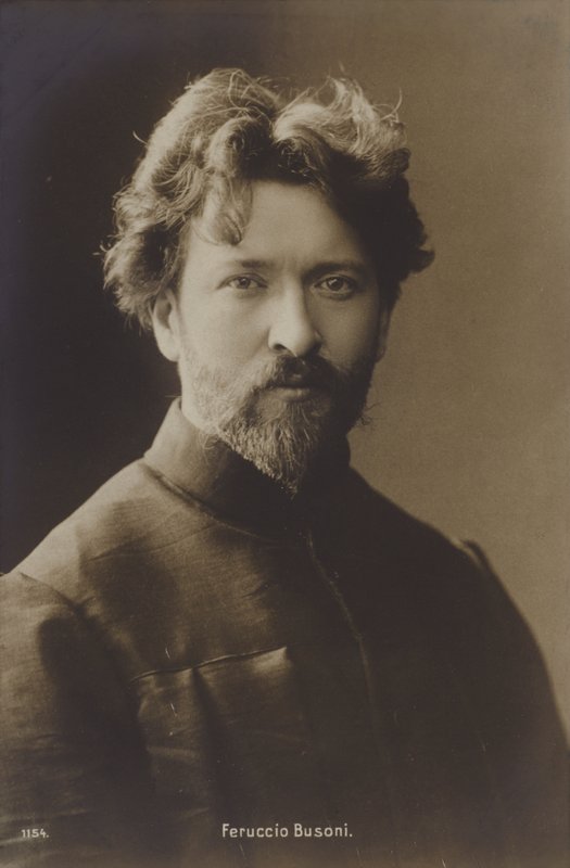 Feruccio Busoni, italiensk komponist og pianist af Italian Photographer