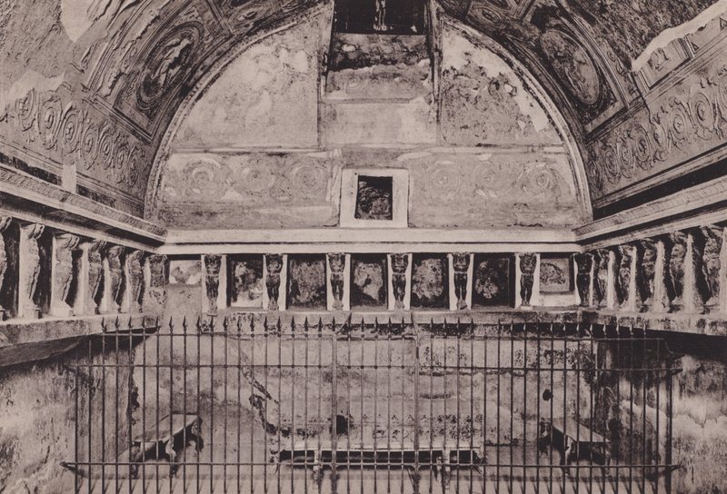 Interno Dei Bagni Del Foro, Interiør af Forum Baths (s/h foto) af Italian Photographer