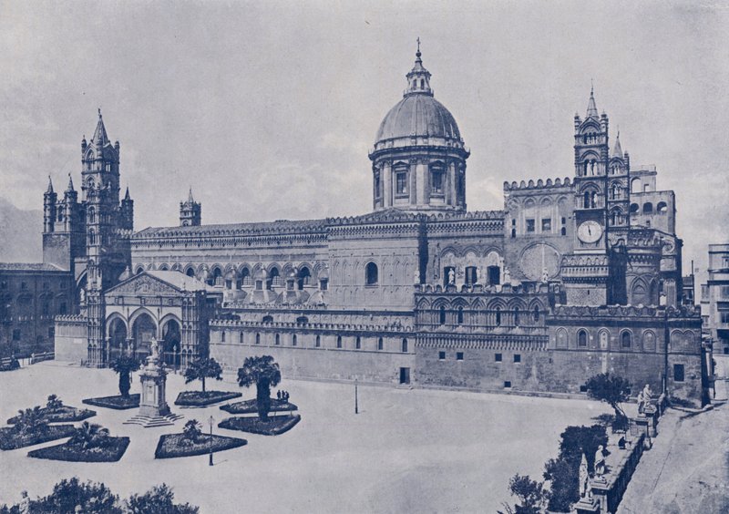 Italien: Palermo, katedralen (s/h foto) af Italian Photographer