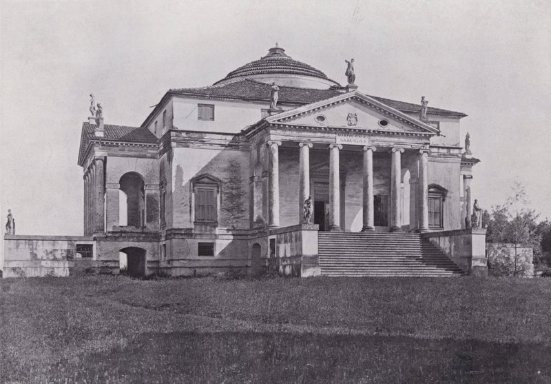 Italien: Palladios Villa Rotonda, nær Vicenza (s/h-billede) af Italian Photographer
