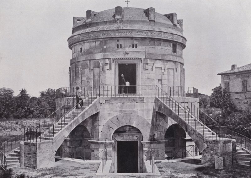 Italien: Theodorics grav, Ravenna (s/h foto) af Italian Photographer