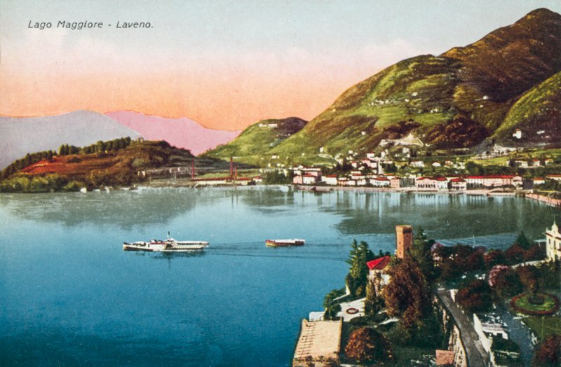 Maggioresøen, Laveno (farvefoto) af Italian Photographer