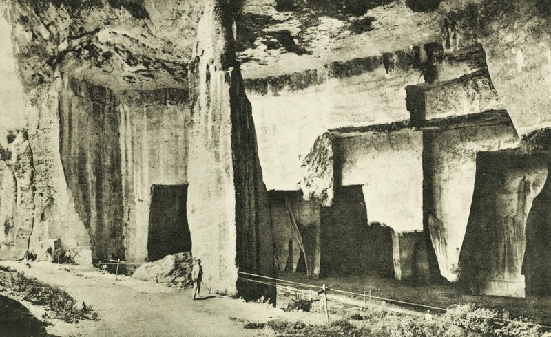 Latomia del Paradiso eller dei Cordari (s/h-foto) af Italian Photographer