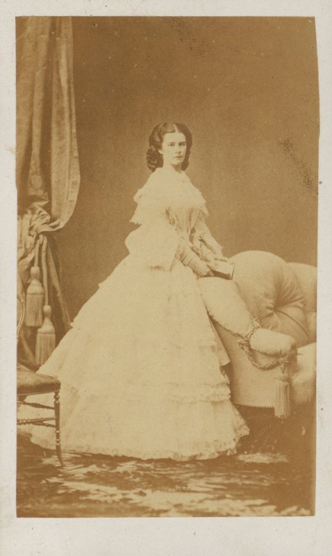 Maria Sophie af Bayern, dronning Gemal af Frans II, konge af de to Sicilier (s/h foto) af Italian Photographer