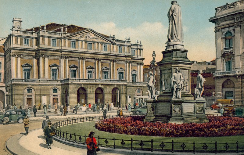 Milano / Milano: Teatro alla Scala (farvefoto) af Italian Photographer