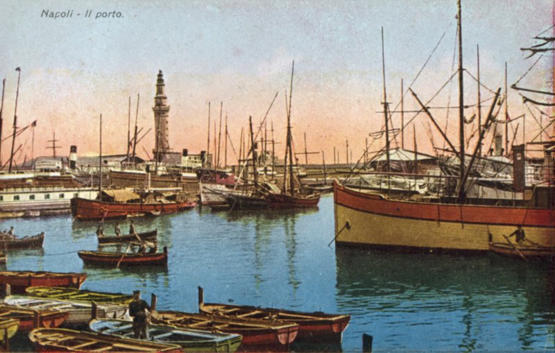 Napoli, Italien, Havnen af Italian Photographer
