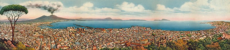 Napoli / Napoli: Panorama Generale (farvefoto) af Italian Photographer