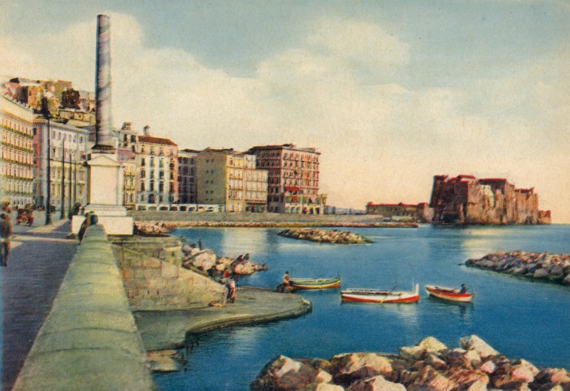 Napoli / Napoli: Via Partenope og Castel Dell