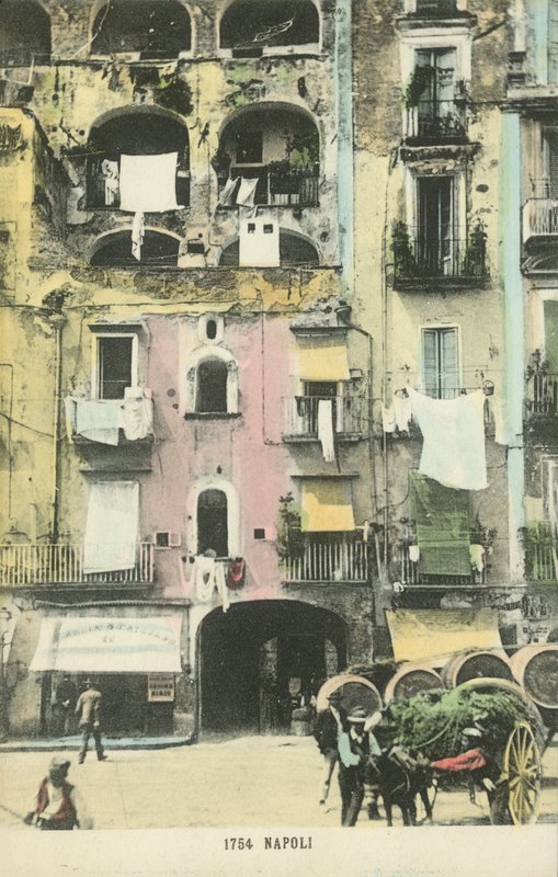 Napoli, Napoli, gadebillede (farvefoto) af Italian Photographer