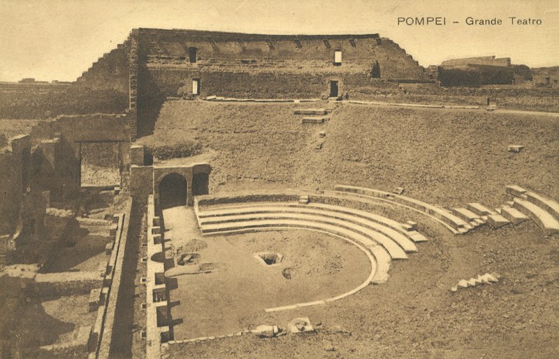 Pompei, Italien, Amfiteater af Italian Photographer