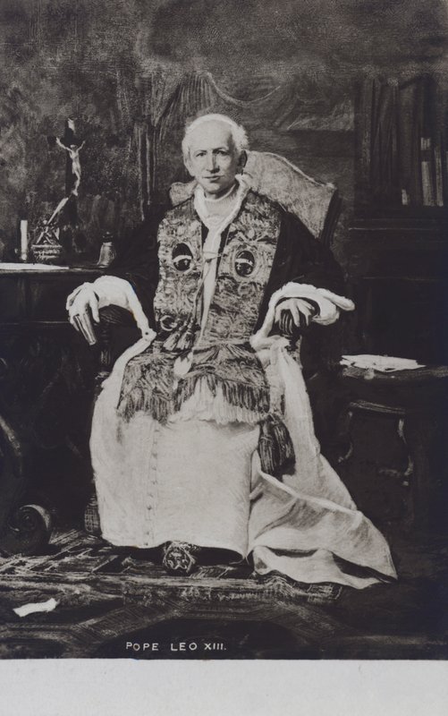 Pave Leo XIII (s/h-foto) af Italian Photographer