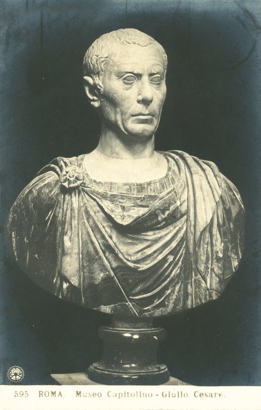 Rom, Capitoline Museum, Buste, Julius Cæsar af Italian Photographer
