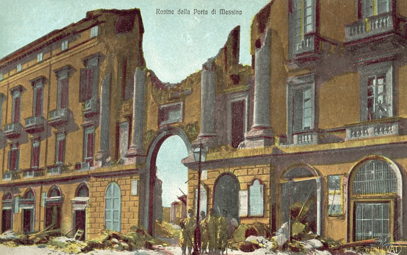 Ruin af Messina-porten af Italian Photographer
