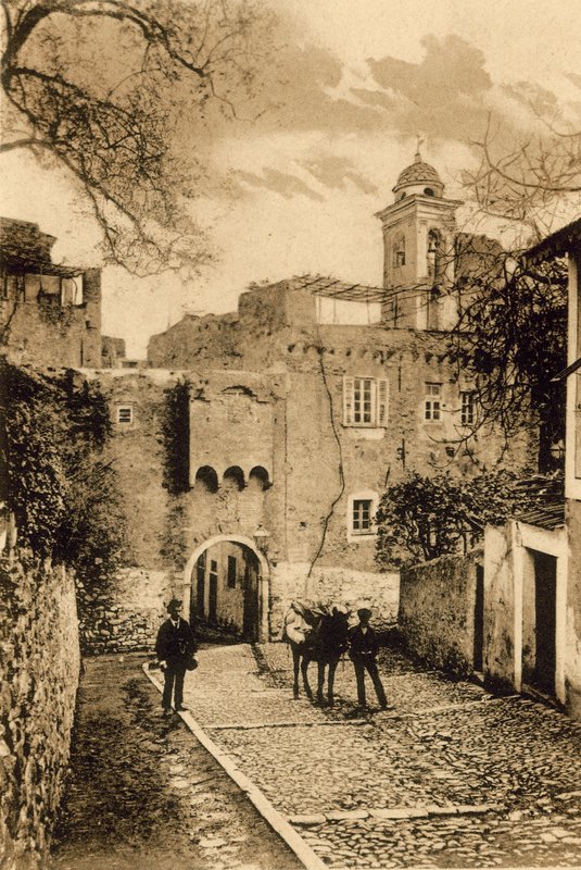 San Remo, Porta S Giuseppe (s/h-billede) af Italian Photographer