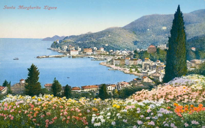 Santa Margherita Ligure, Italien (foto i farver) af Italian Photographer