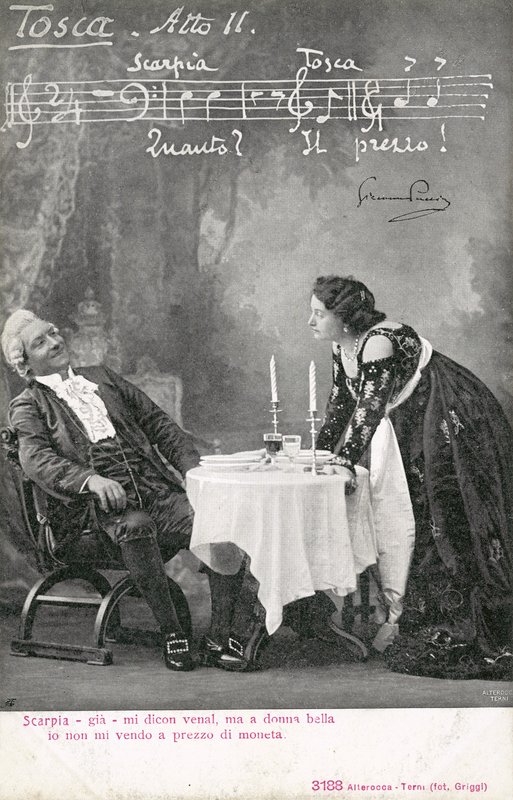 Scene fra Tosca (s/h foto) af Italian Photographer