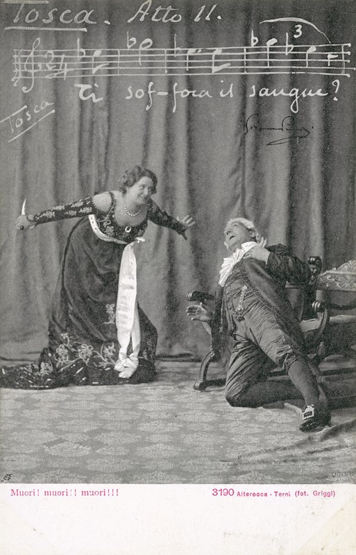 Scene fra Tosca (s/h foto) af Italian Photographer