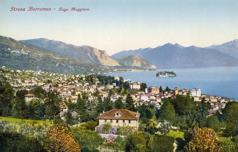 Streso Borromeo, Lago Maggiore (farvefoto) af Italian Photographer
