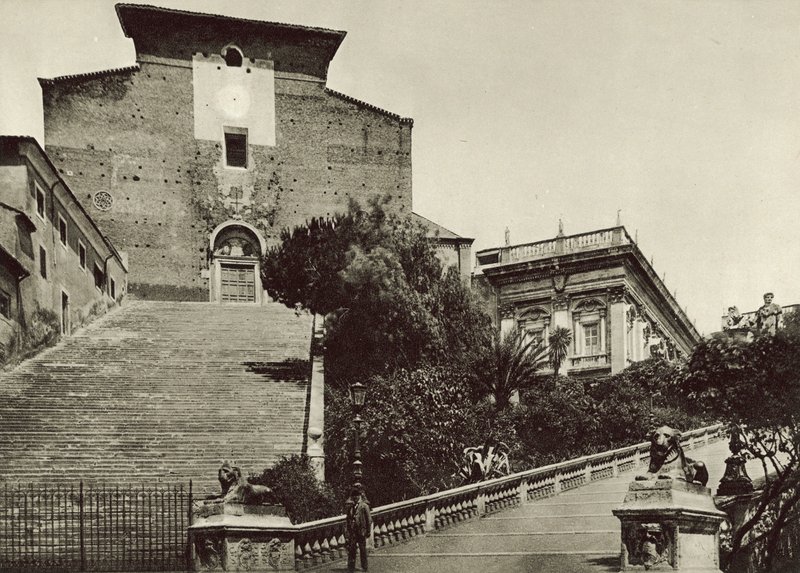 Kirken S Maria Aracoeli af Italian Photographer