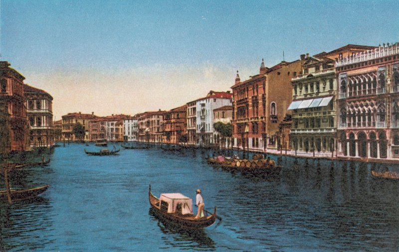 Venedig/Venedig: Canal Grande ved Ca