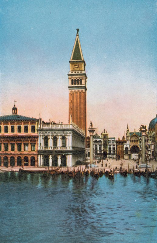 Venedig/Venedig: Piazzetta s Marco dal Mare (foto i farver) af Italian Photographer