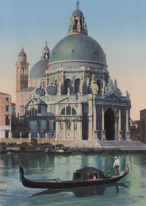 Venedig, Salut Church (farvet foto) af Italian Photographer